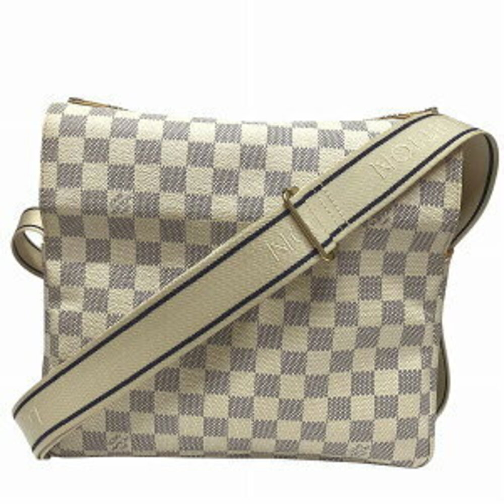 Louis Vuitton Damier Azur White Naviglio Bag Shoulder Messenger